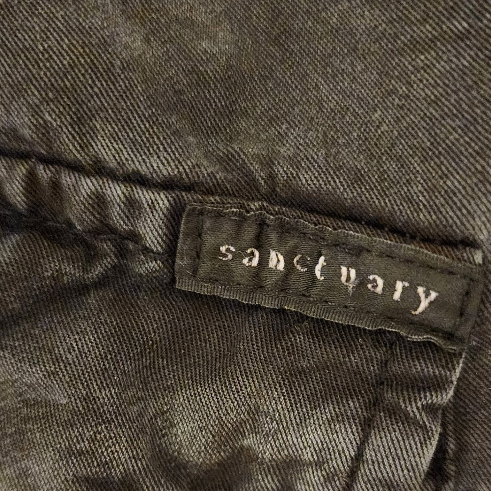 Sanctuary Washed Black 100% Lyocell Utility Jogger Pants Medium - Picture 7 of 9